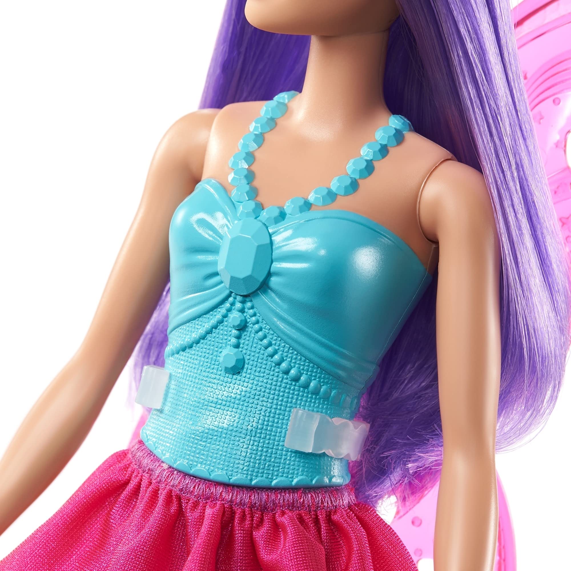Barbie Fairy Ballerina Articulated Joints support dynamic posing.