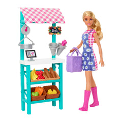 Barbie flower container adds color and display for sale items