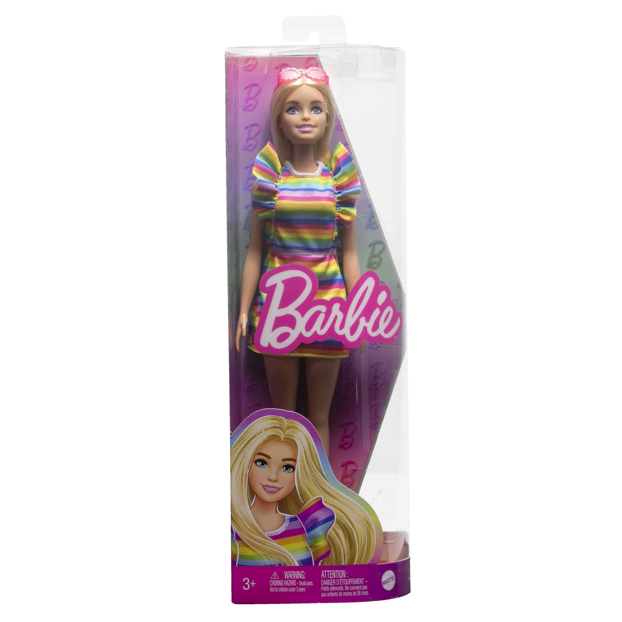 Barbie Fashionistas 197 blonde hair and original body type celebrate diverse play.