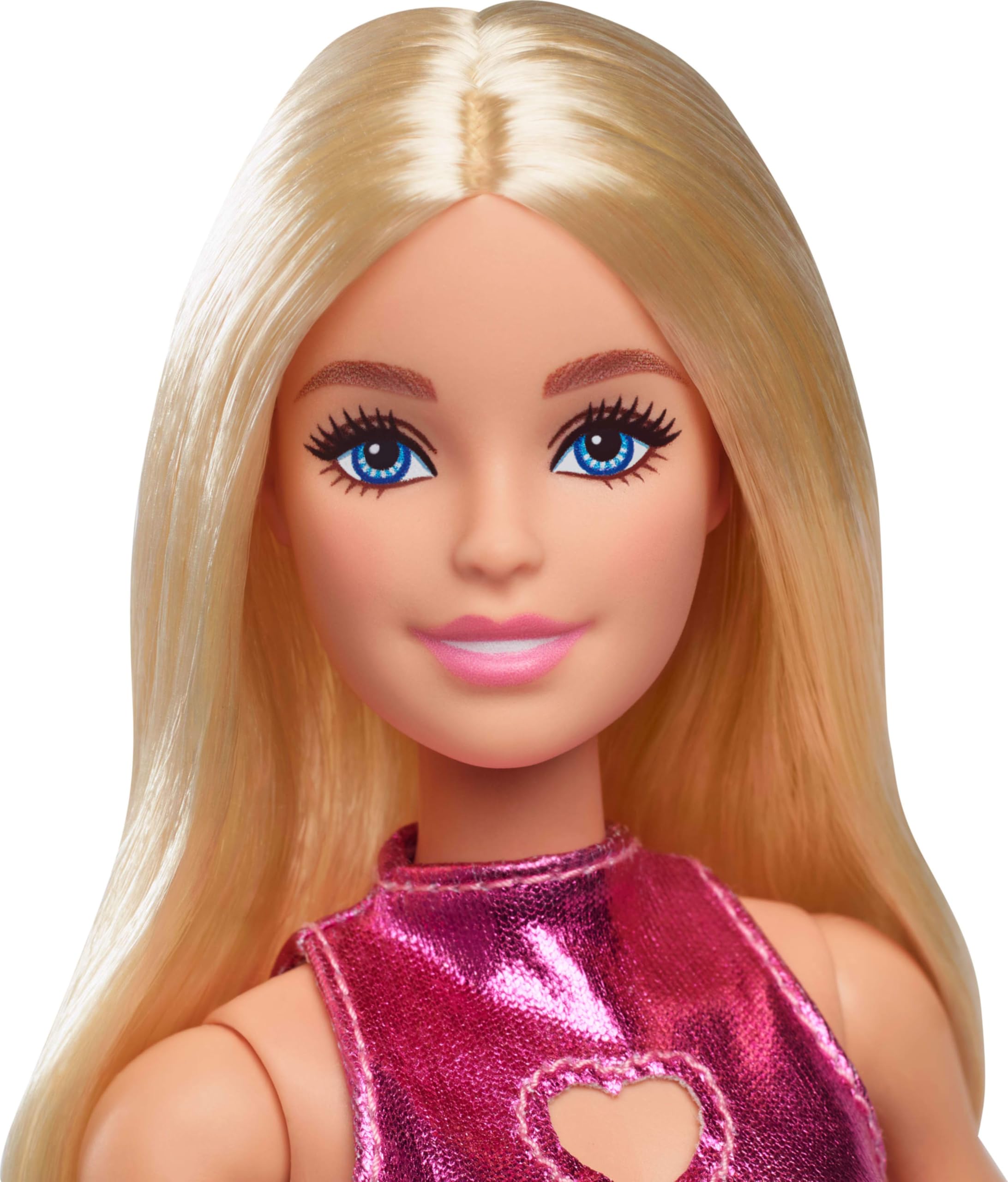 Barbie Fashionistas 230 white bracelet adds chic accent for pretend fashion.