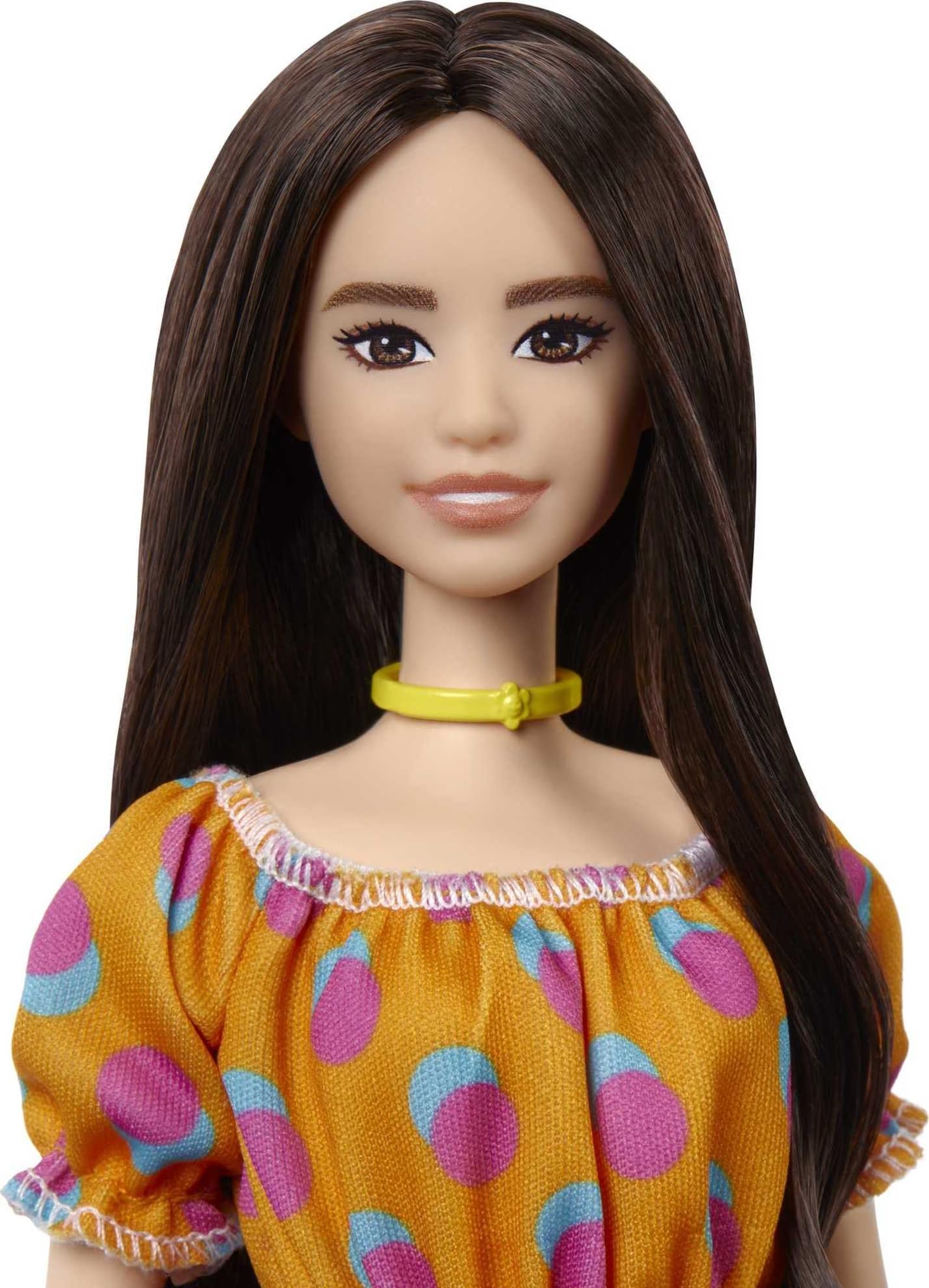 Barbie Fashionistas hairstyle and color options encourage creative styling.