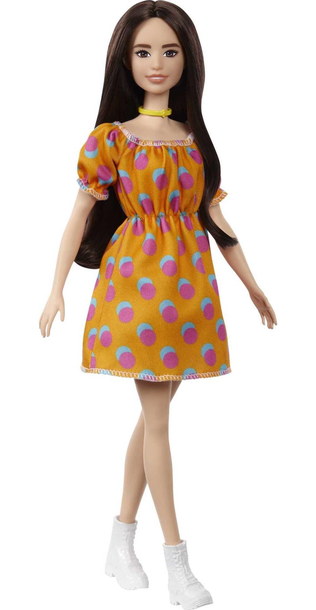 Barbie Fashionistas doll in a diverse outfit, inspiring imaginative storytelling.
