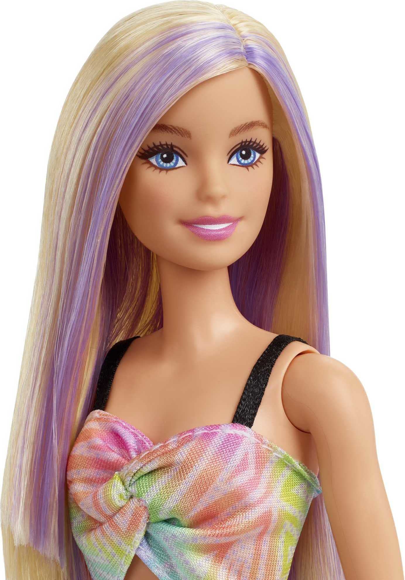Barbie Fashionistas #190 yellow wedge sneakers add bold playtime style