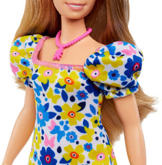 Barbie Fashionistas doll 208 floral dress and puff sleeves spark versatile storytelling