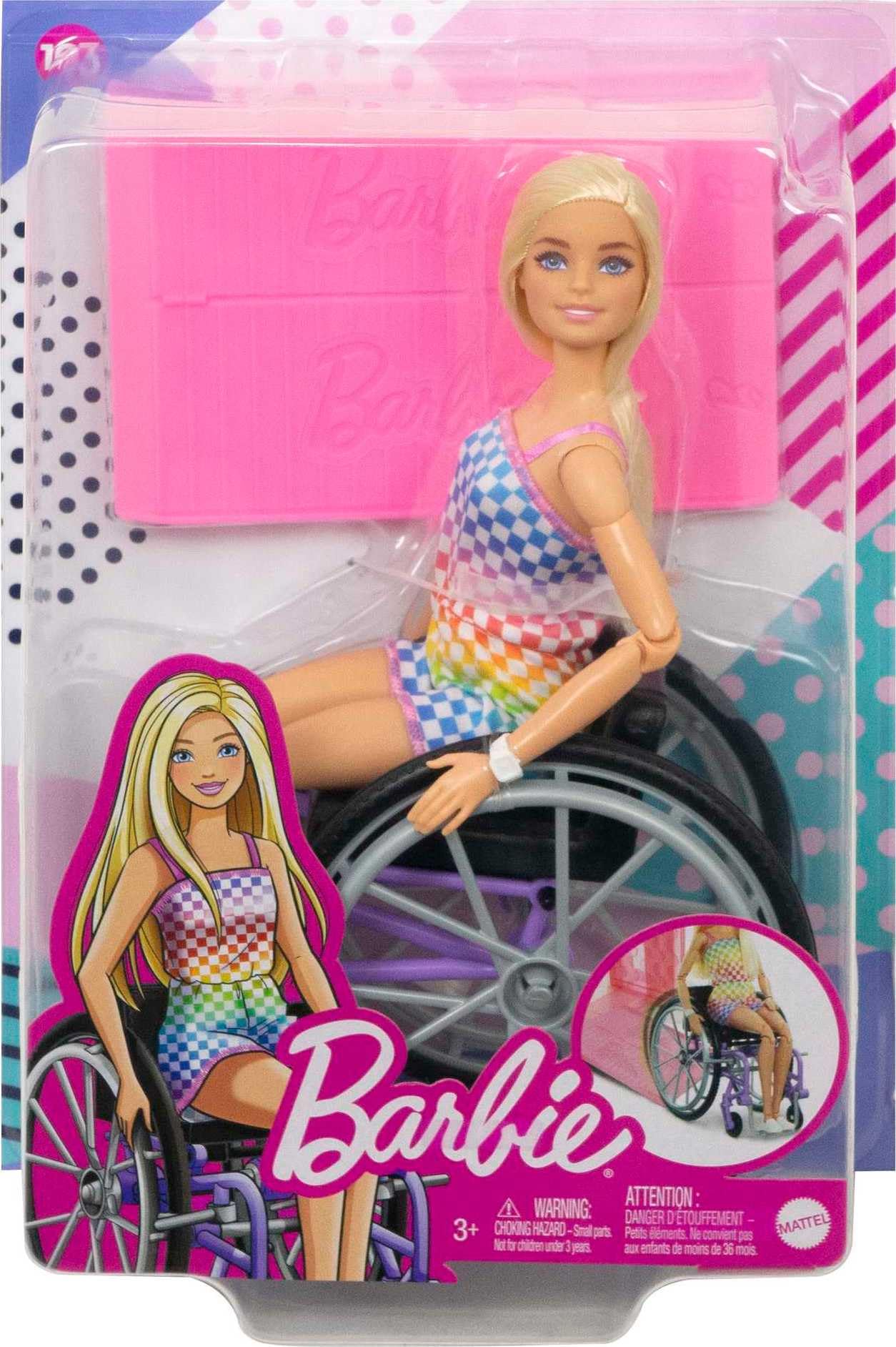 Barbie Fashionistas doll with 22 articulation points for varied posing in stories.