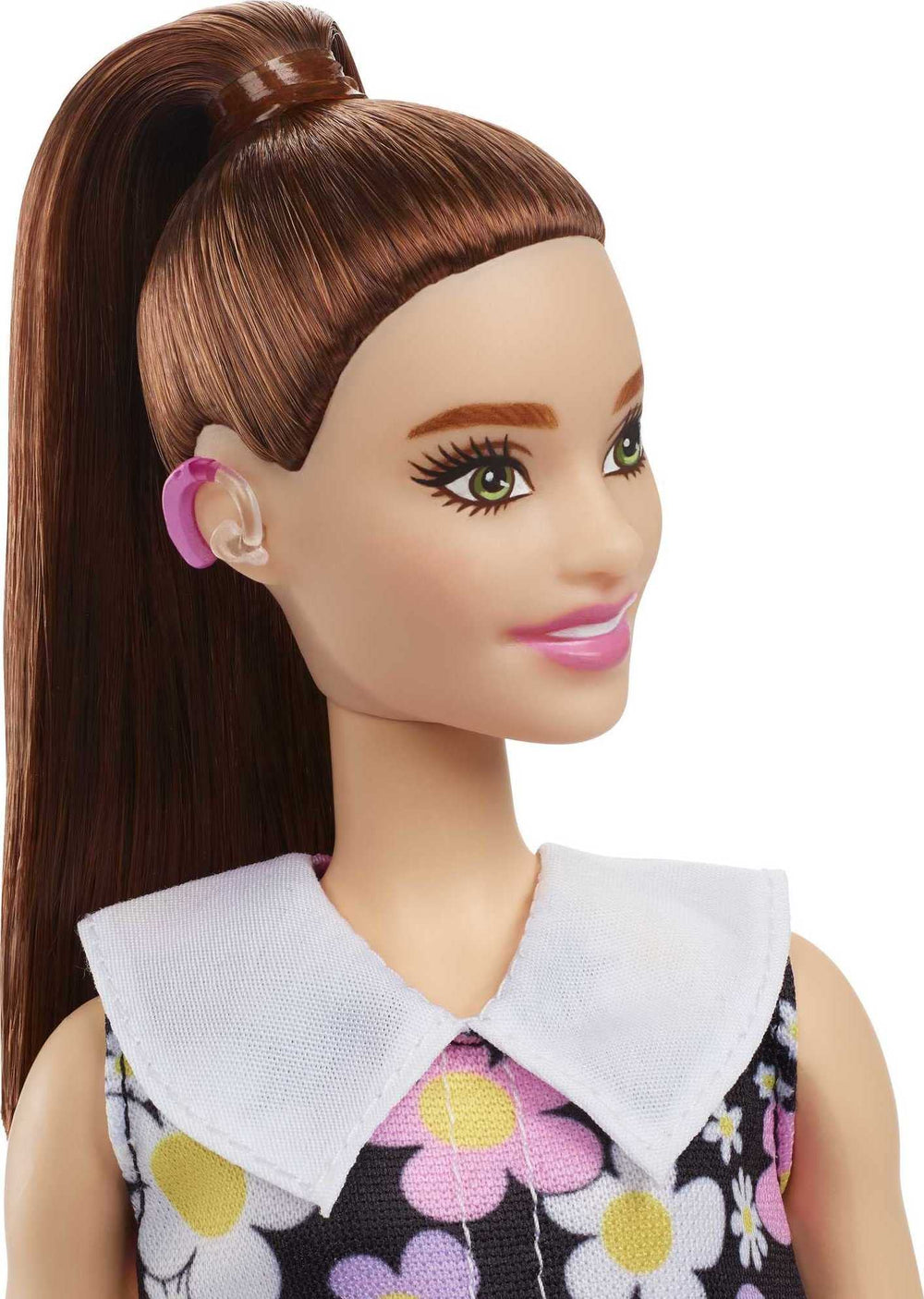 Barbie Fashionistas #187 wearing pink boots for modern fashion fun.