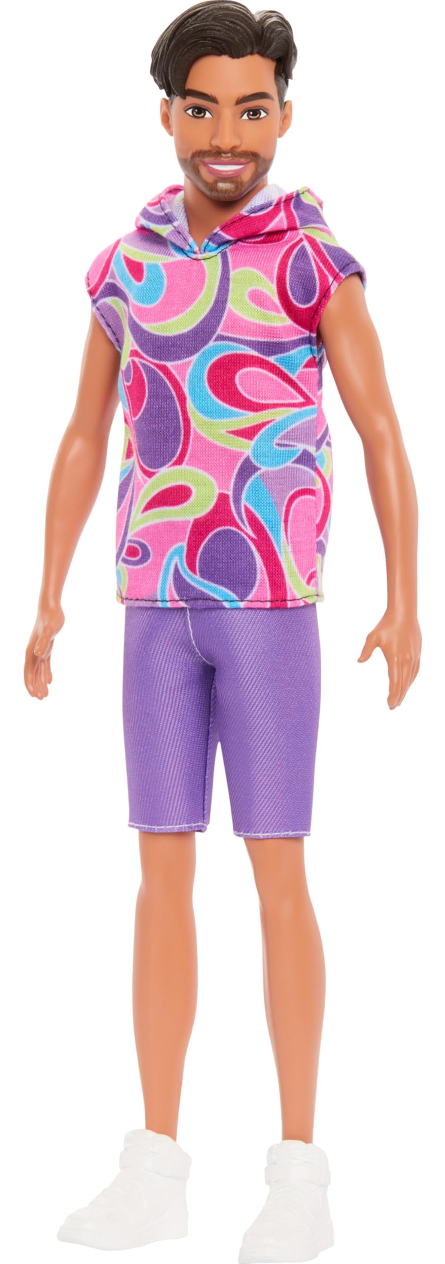 Barbie Fashionistas Ken #227 slender body enables versatile styling