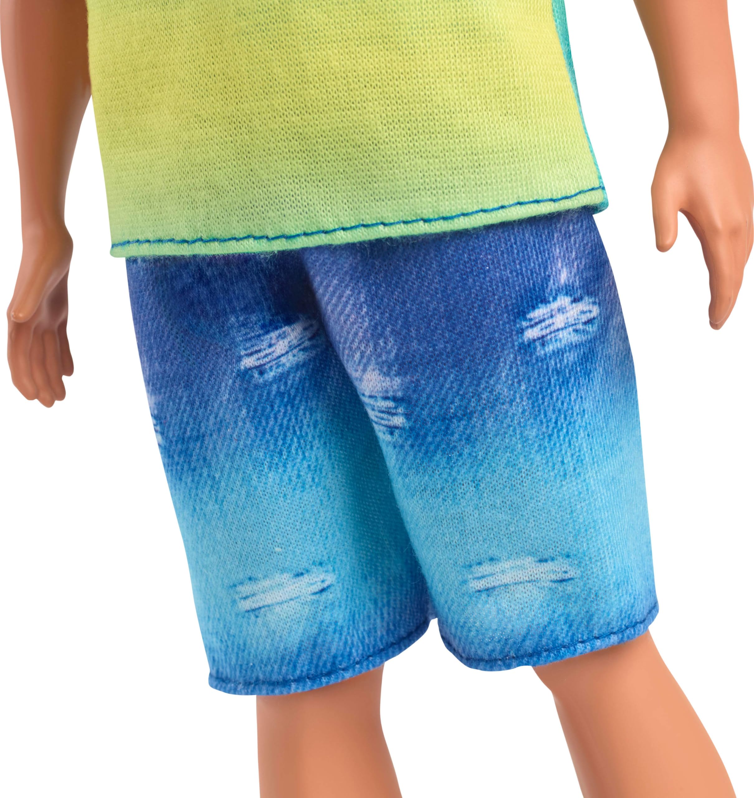 Barbie Fashionistas Ken doll outfit ensemble supports creative mix-and-match fashion.