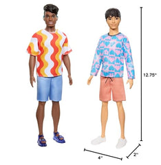 Barbie Fashionistas Ken doll outfit details invite kids to express personality through fashion.