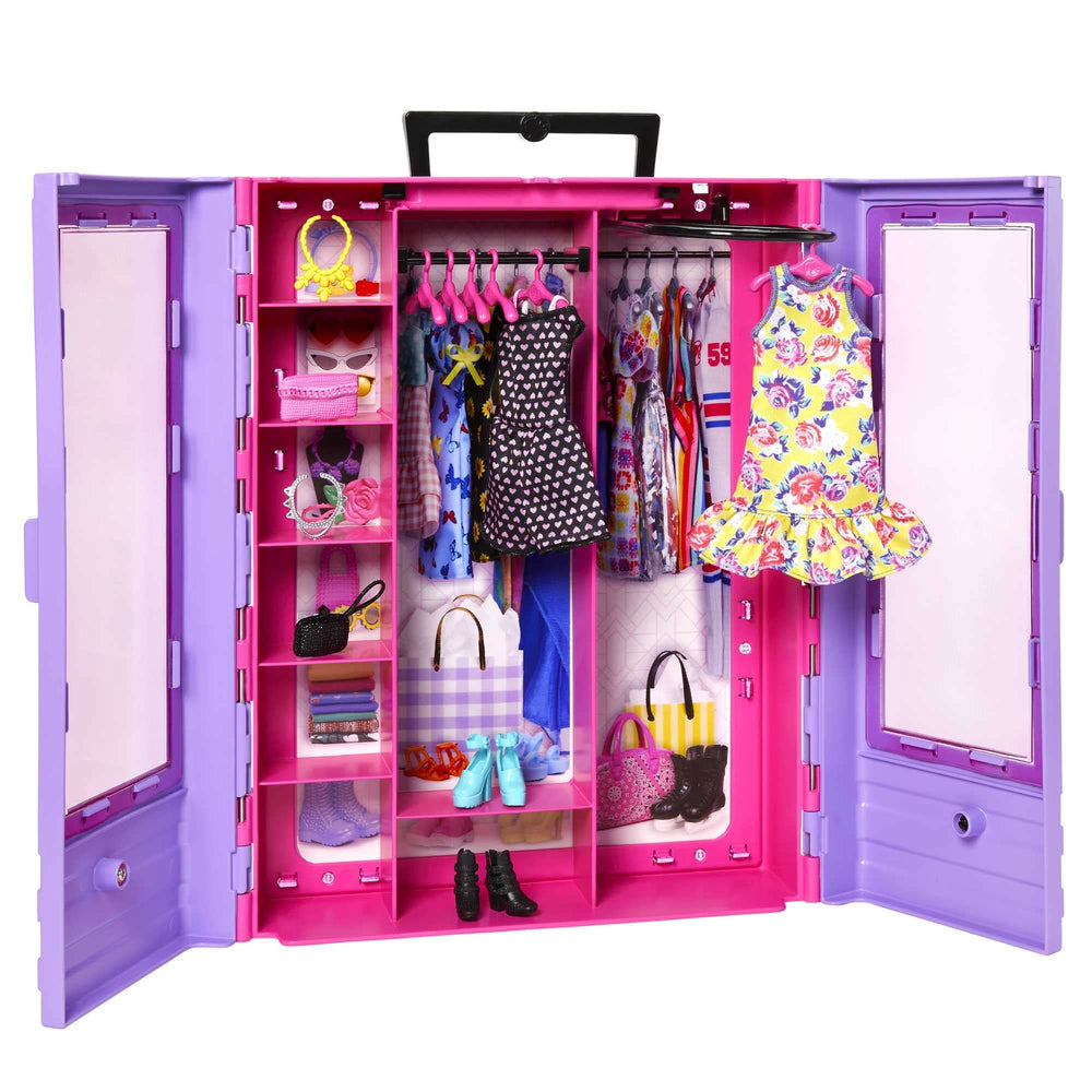 Barbie Fashionistas Ultimate Closet with doll and dresses ready for mix-and-match play