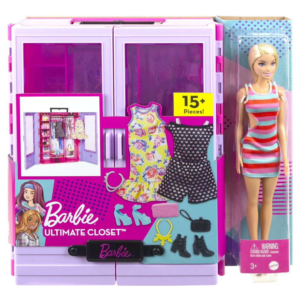 Barbie Fashionistas Ultimate Closet travel-ready design for on-the-go play