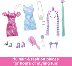 Barbie Fun & Fancy unicorn dress graphic inspires imaginative fashion stories