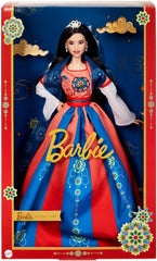 Barbie Lunar New Year packaging is gift-ready for celebrations.
