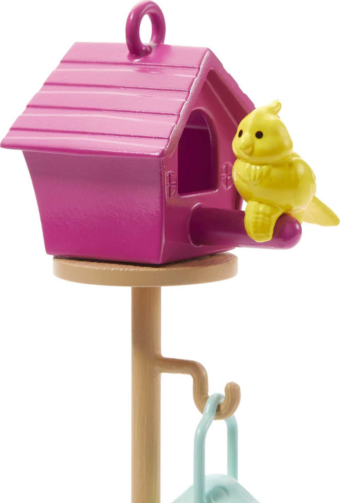 Barbie green plant decor to brighten an outdoor scene