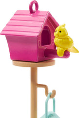 Barbie green plant decor to brighten an outdoor scene