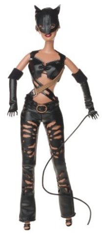 Barbie Halle Berry Catwoman doll in original packaging for display.