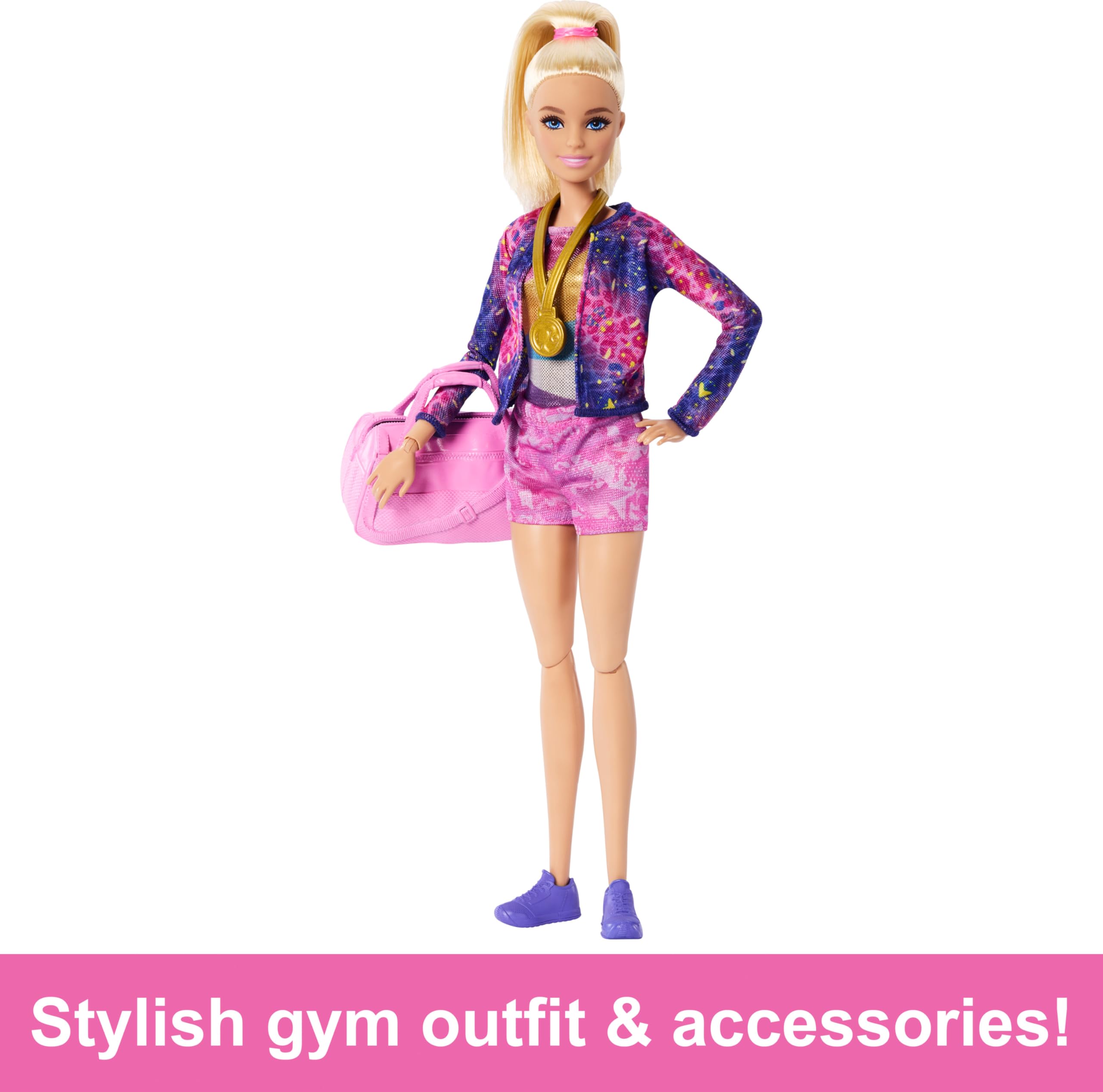 Barbie hoops and batons accessory set ideal for practice routines.