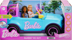 Barbie Hot Wheels RC SUV remote uses AAA batteries.