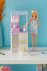 Barbie ice cream machine mock-up for realistic pretend scooping.