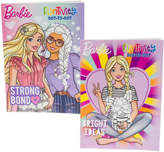 Barbie Imagine Ink coloring book pages revealing designs with markers