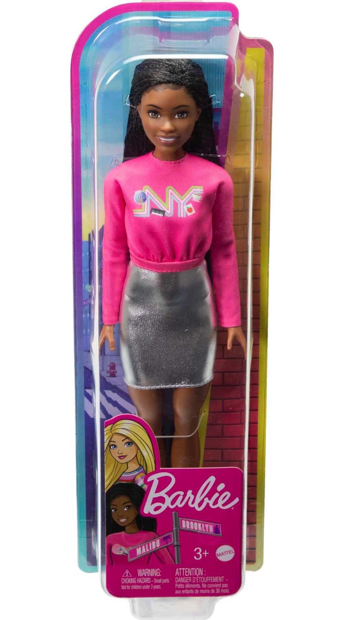Barbie It Takes Two Brooklyn doll cannot stand alone.