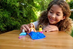Complete camping set encourages imaginative play for kids ages 3 to 7.