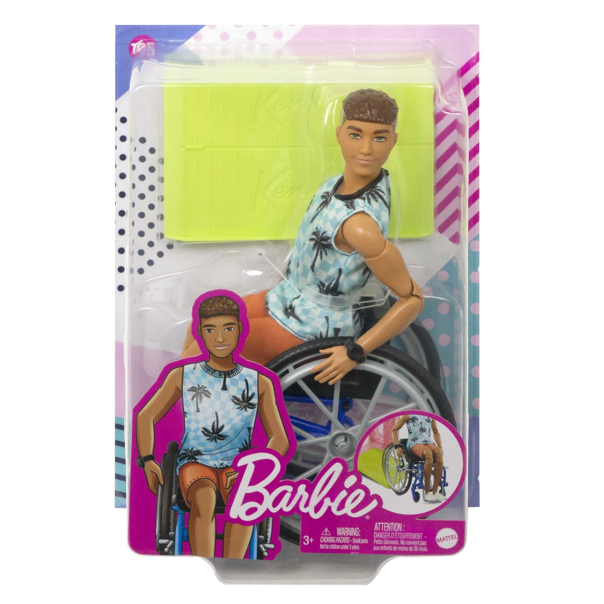 Barbie Ken doll orange shorts and white sneakers for casual outfits