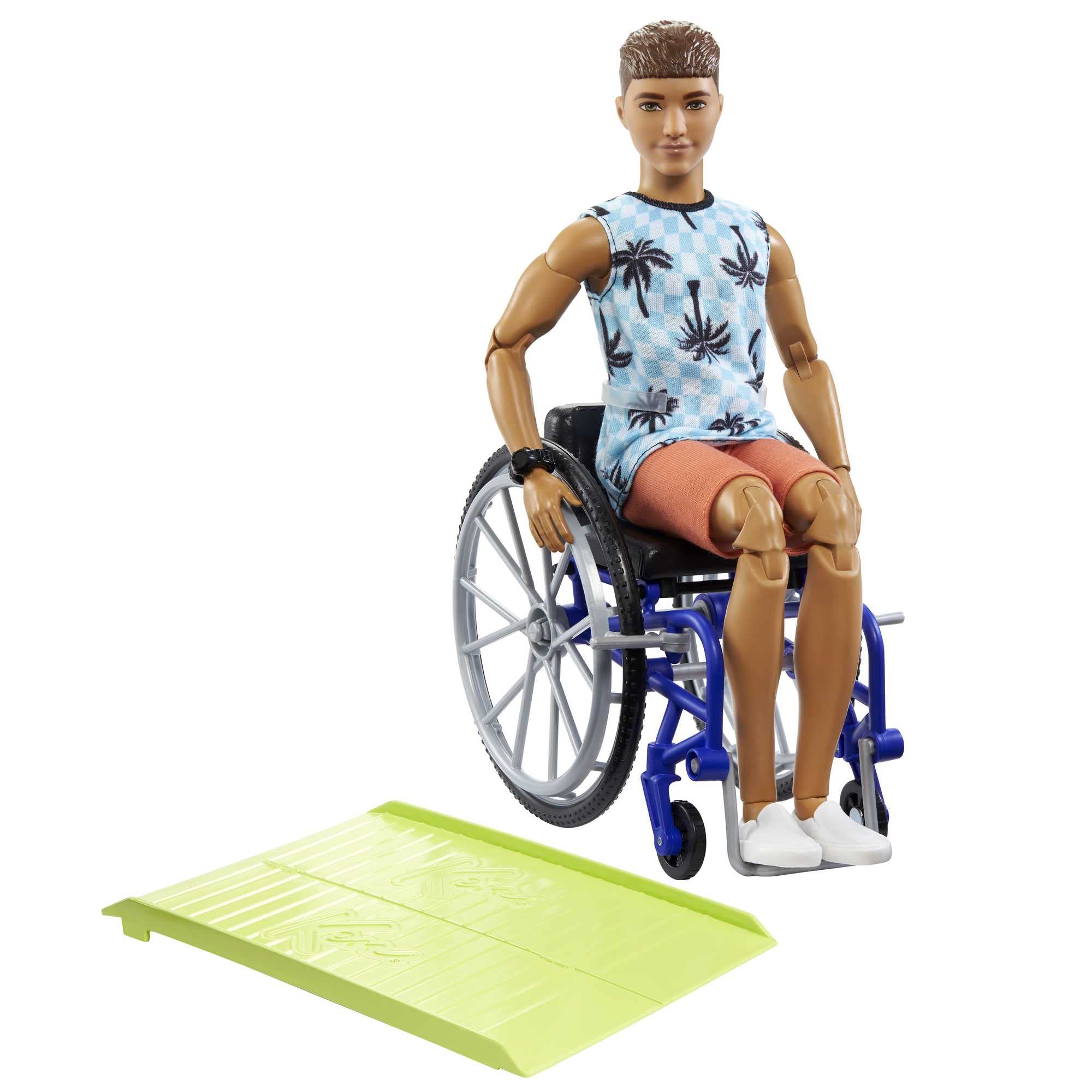 Barbie Ken doll with wheelchair and ramp ready for inclusive play and storytelling