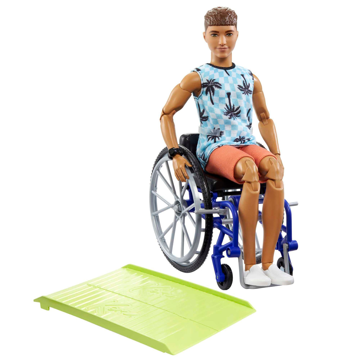 Barbie Ken doll with wheelchair and ramp ready for inclusive play and storytelling