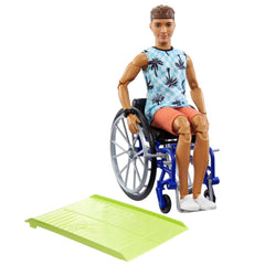 Barbie Ken doll with wheelchair and ramp ready for inclusive play and storytelling