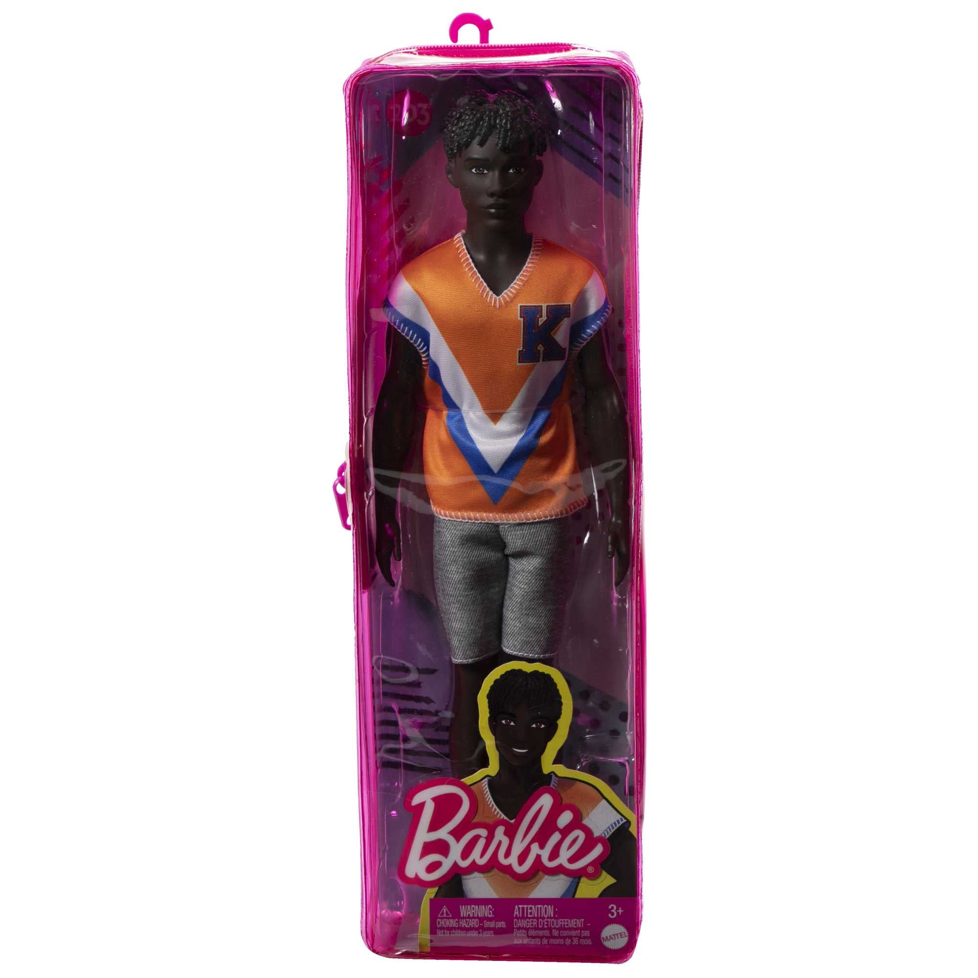 Barbie Ken Fashionistas 203 doll front view for display or play.