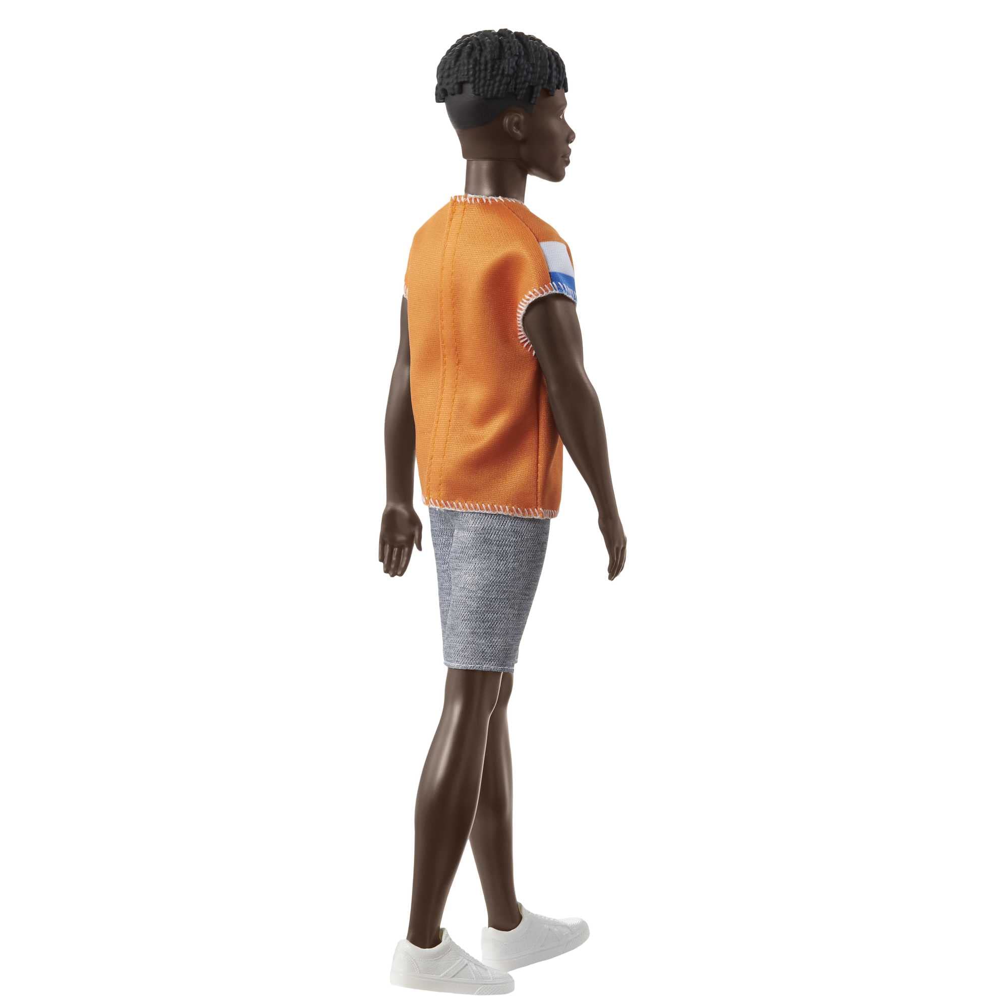 Barbie Ken Fashionistas 203 reusable vinyl bag for on-the-go storage.