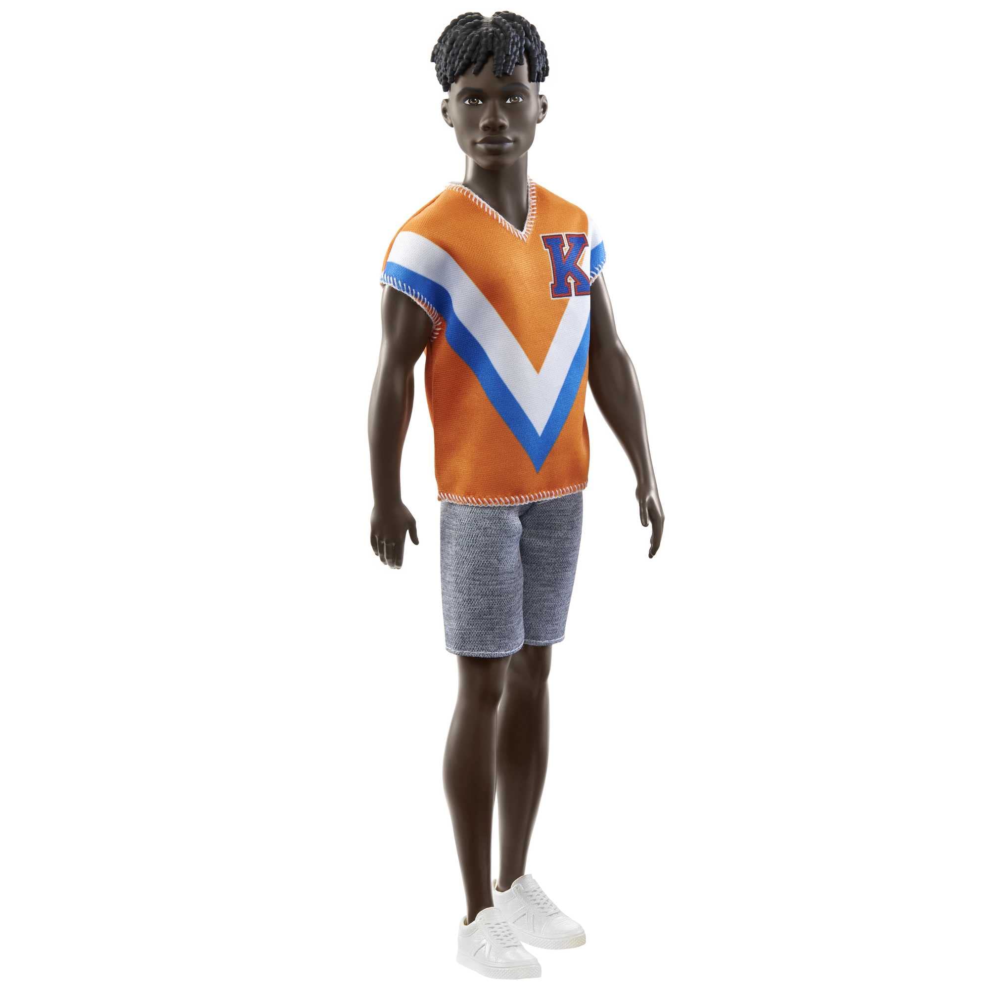 Barbie Ken Fashionistas 203 with twisted hair, ready for imaginative storytelling.