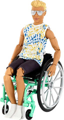 Barbie Ken Fashionistas 167 silvery sunglasses add cool detail.