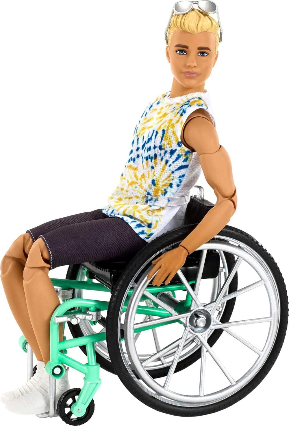 Barbie Ken Fashionistas 167 with white sneakers ready for active play.