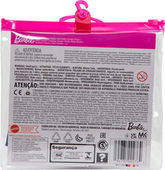 Barbie Ken packaging is reusable vinyl for storage and on-the-go play.