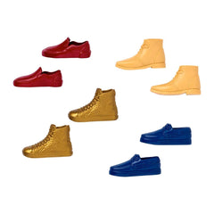 Barbie Ken shoes pack with four stylish pairs for imaginative play