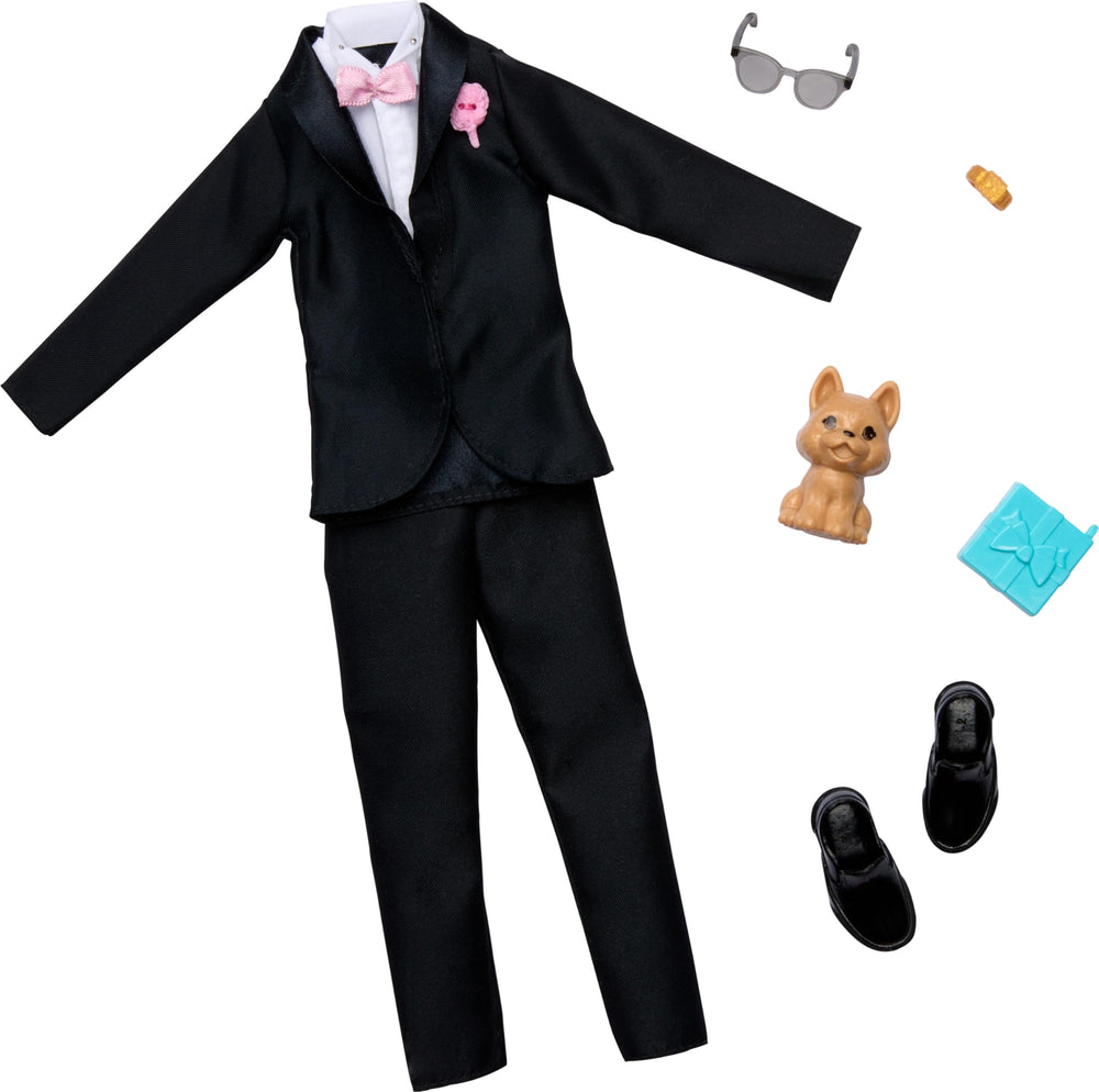 Barbie Ken wedding tuxedo outfit for stylish pretend play