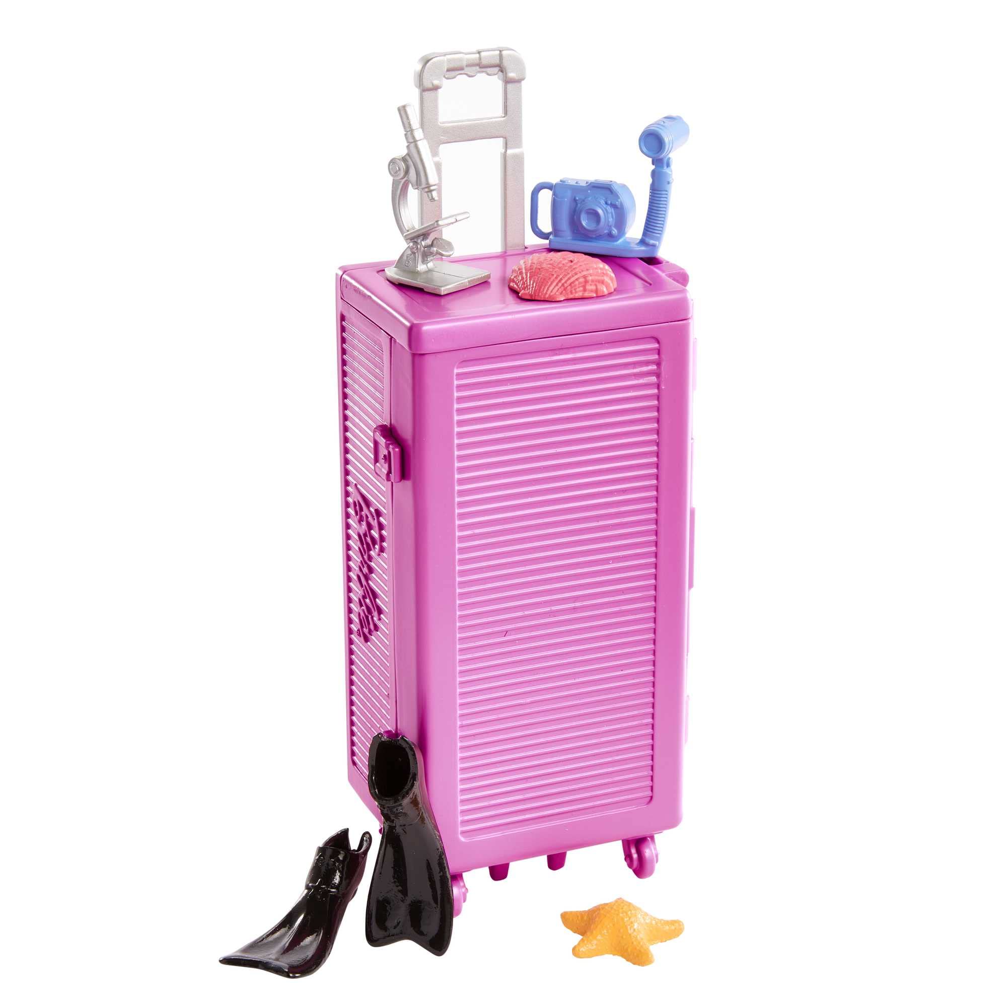 Barbie lab equipment and tools to spark pretend science play
