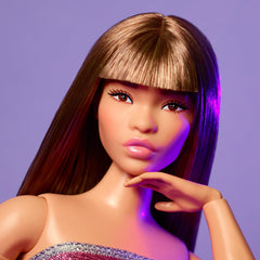 Barbie Looks No. 24 with peep-toe heels for glamorous outfit finishes.
