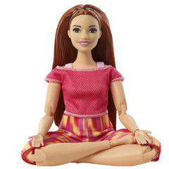 Barbie Made to Move with long red hair and headband for versatile styling