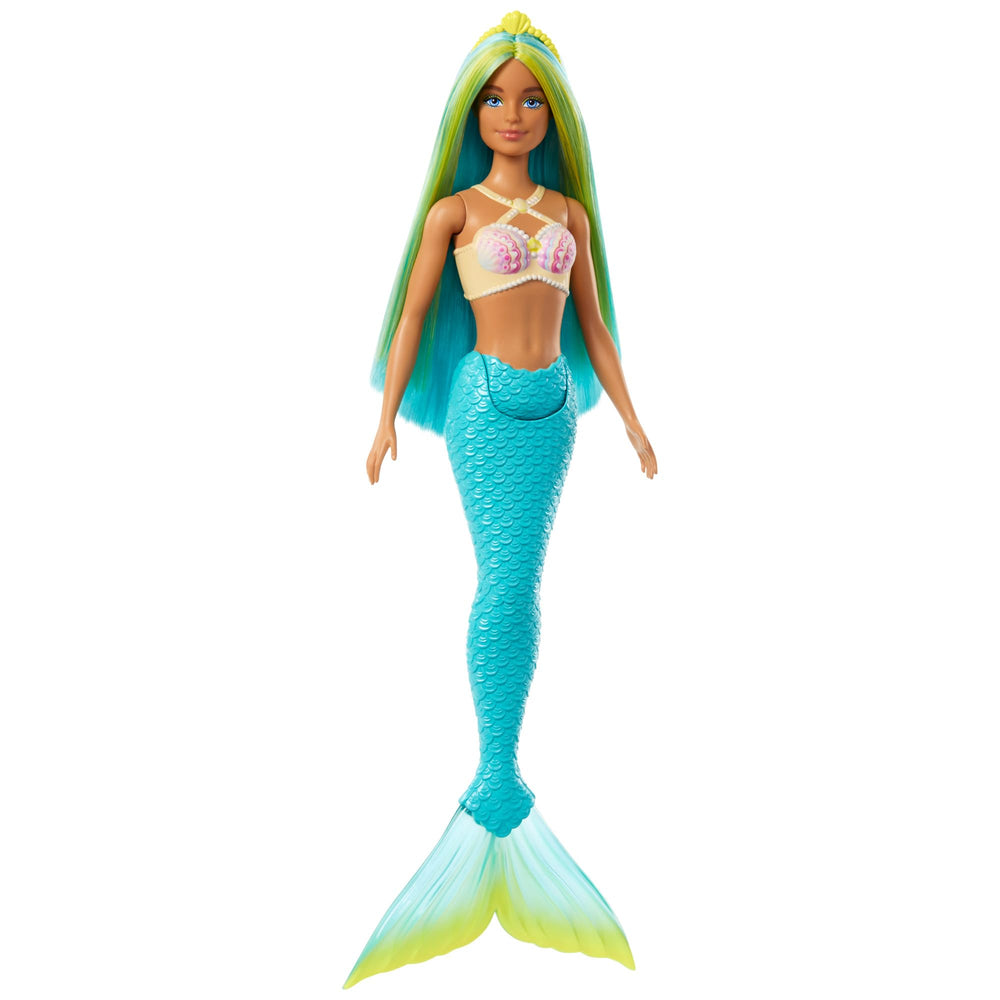 Barbie mermaid doll wearing ocean-inspired headband