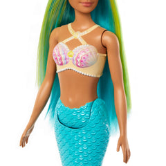 Barbie mermaid doll with ombre fin and bright hair