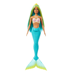Barbie mermaid doll with two-tone hair and headband
