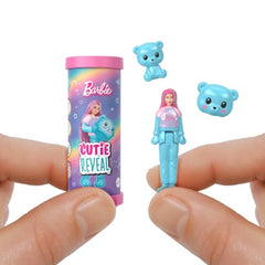 Barbie drink cup stores the doll between play sessions.