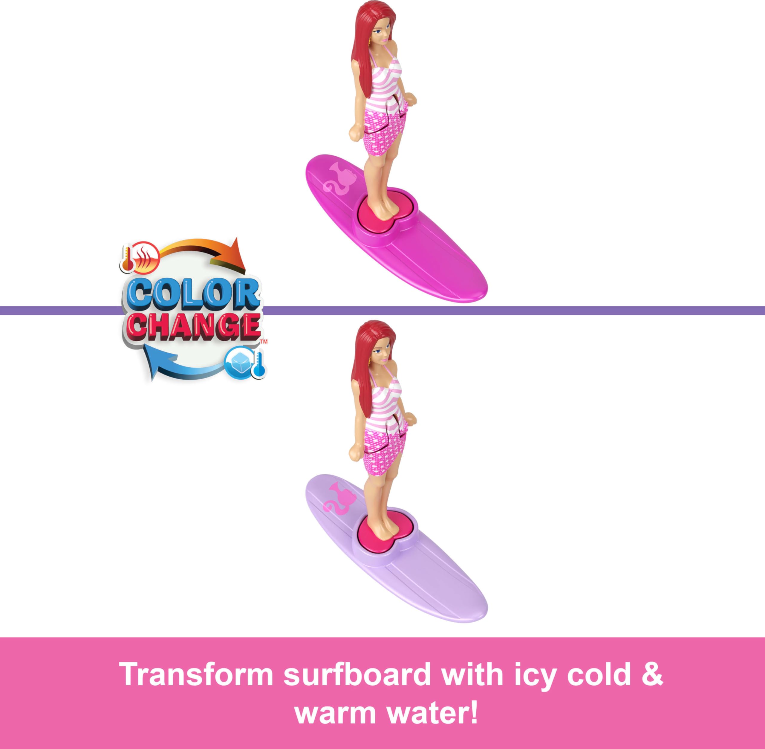 Barbie Mini BarbieLand Beach Bug Convertible color-change surprise for playful transformation