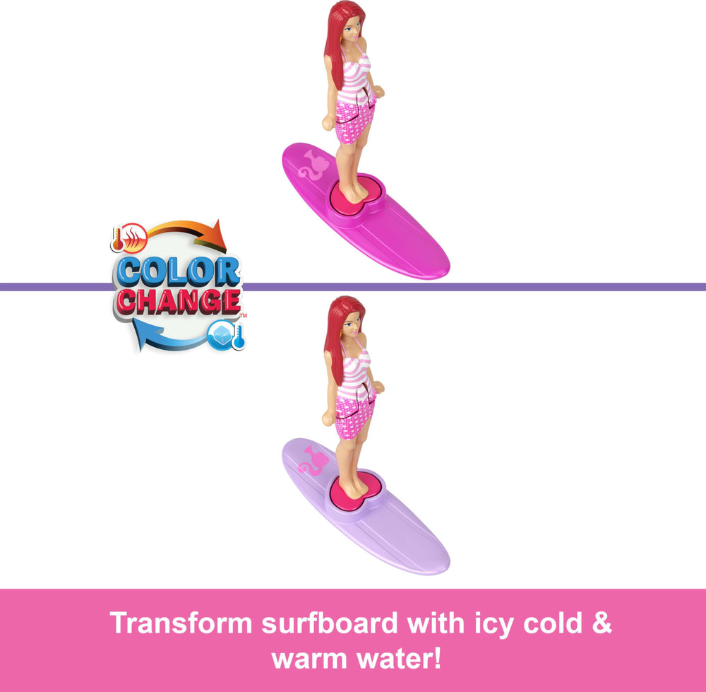 Barbie Mini BarbieLand Beach Bug Convertible color-change surprise for playful transformation