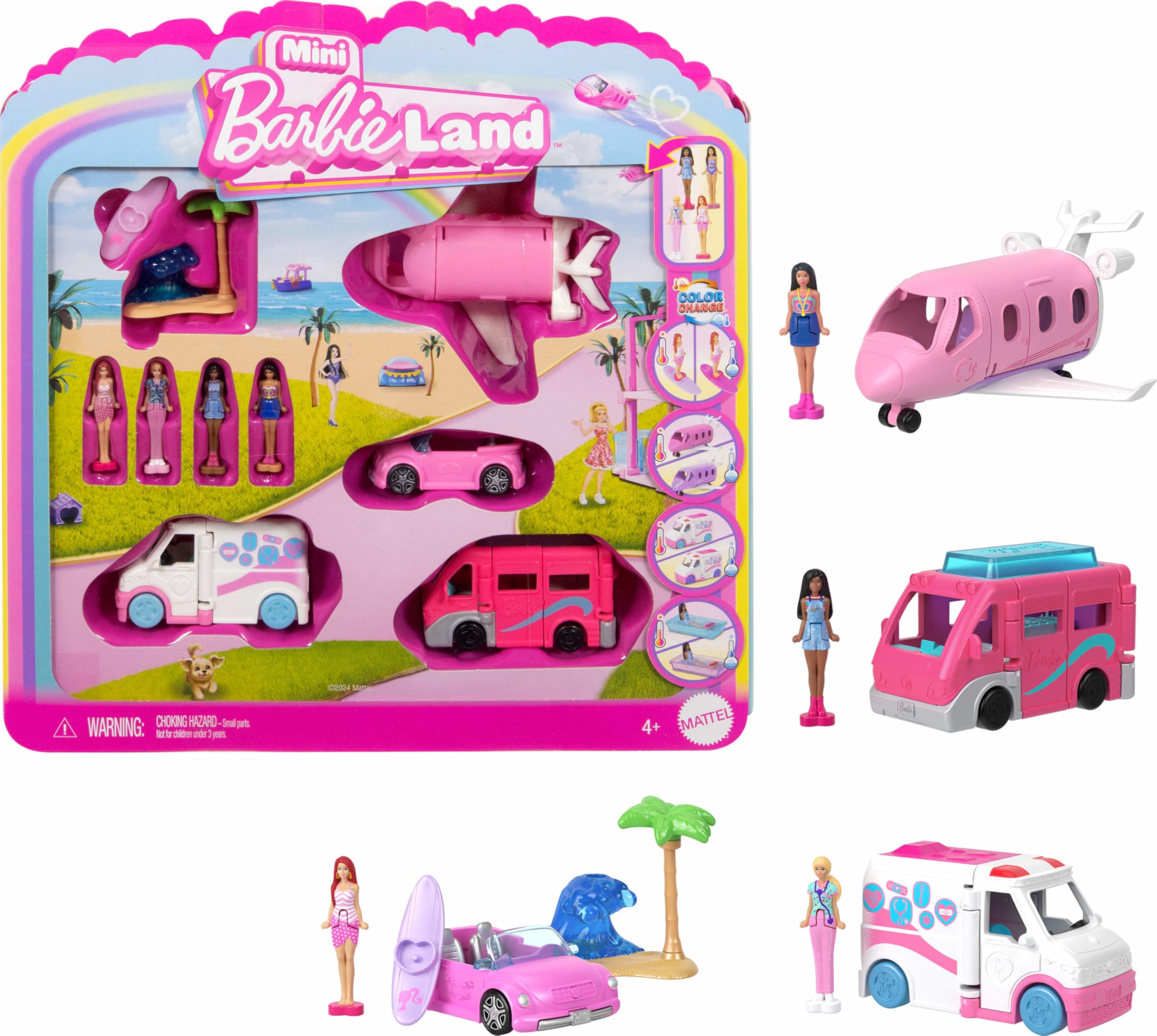 Barbie Mini BarbieLand DreamCamper color-change feature sparks imaginative play