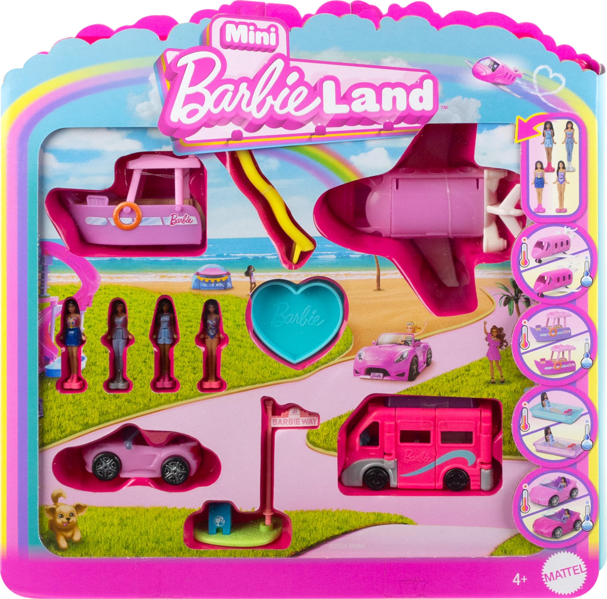 Barbie Mini Barbieland DreamCamper color-change reveal for imaginative play
