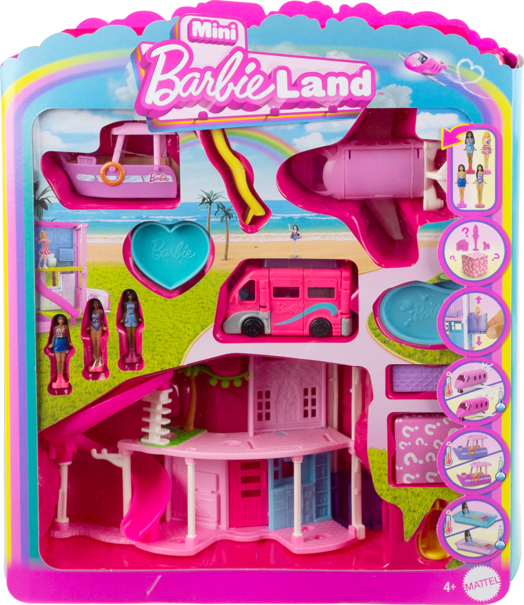 Barbie Mini BarbieLand DreamHouse; colorful miniature home for imaginative play
